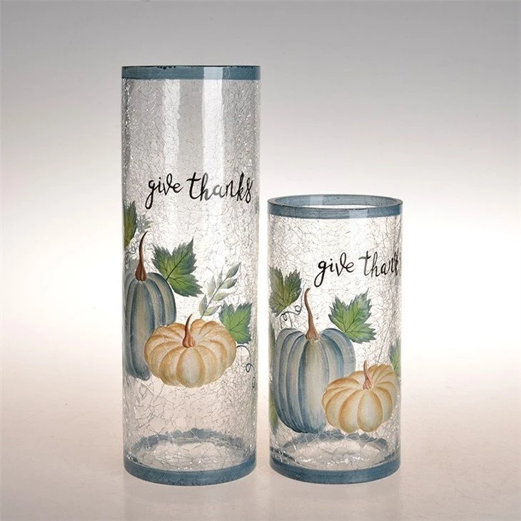 25cm glass vase 2