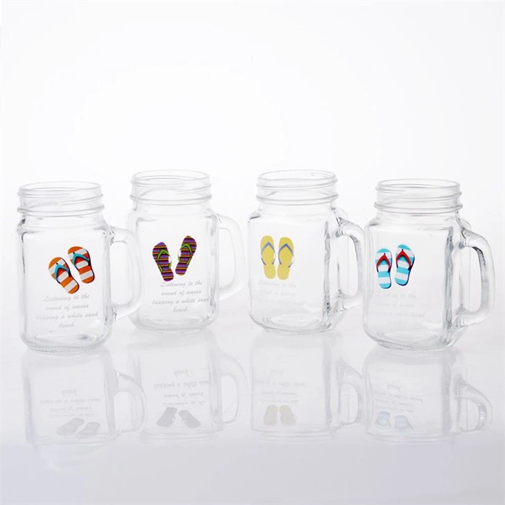 Mason Jar With Screw-in Lid And Straw