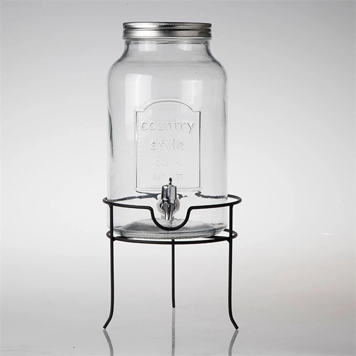 Glass Water Dispenser With Tap