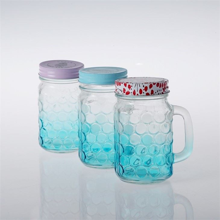 Gradient Color Mason Jar