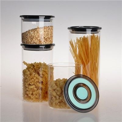 باورچی خانے کے لیے شیشے کے کنستر سیٹ