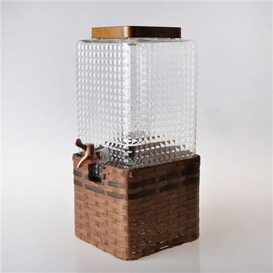 ونٹیج گلاس مشروب ڈسپنسر