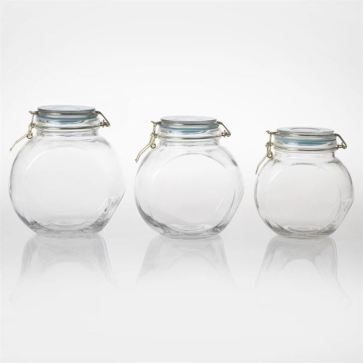 ڈھکن کے ساتھ 8 اوز گلاس جار