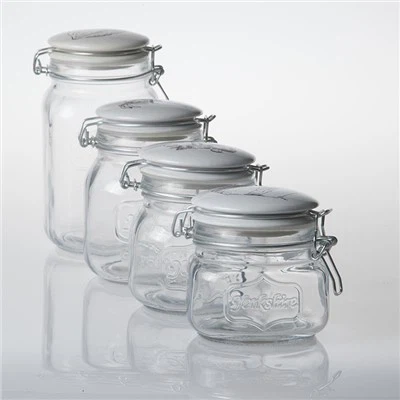 4 پیک گلاس فوڈ اسٹوریج جار