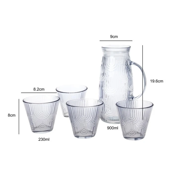 U-Groove Pitcher & Tumbler Serving Set suppliers
